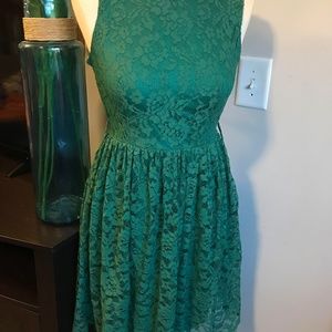 Green lace dress - A must have - Super cute